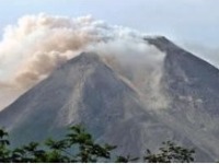 Volcán Merapi en Indonesia