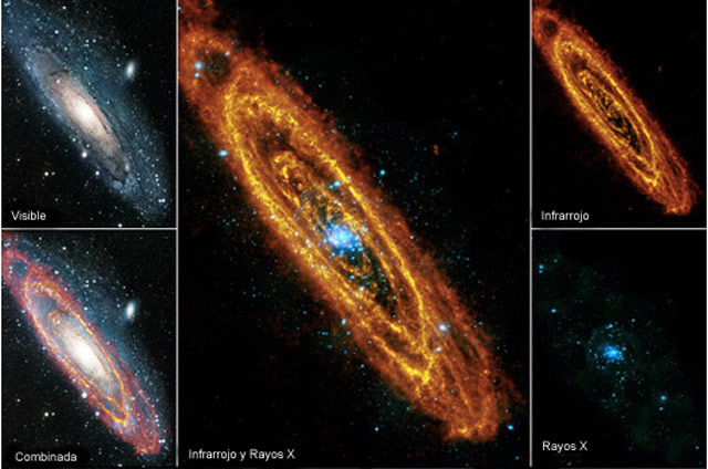 Una serie de nuevas im�genes de la galaxia de Andr�meda muestran el ciclo de vida de las estrellas, desde su surgimiento hasta su autodestrucci�n