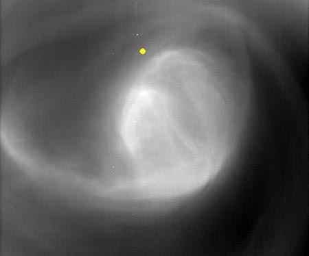 Ojo del hurac�n en el polo sur del planeta Venus