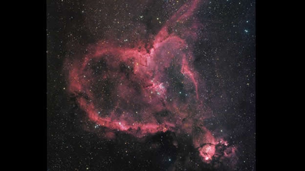 La n�bula del Coraz�n (Heart Nebulae) tambi�n es popular y la NASA la destac� el 14 de octubre de 2010. Imagen: Daniel Marquardt