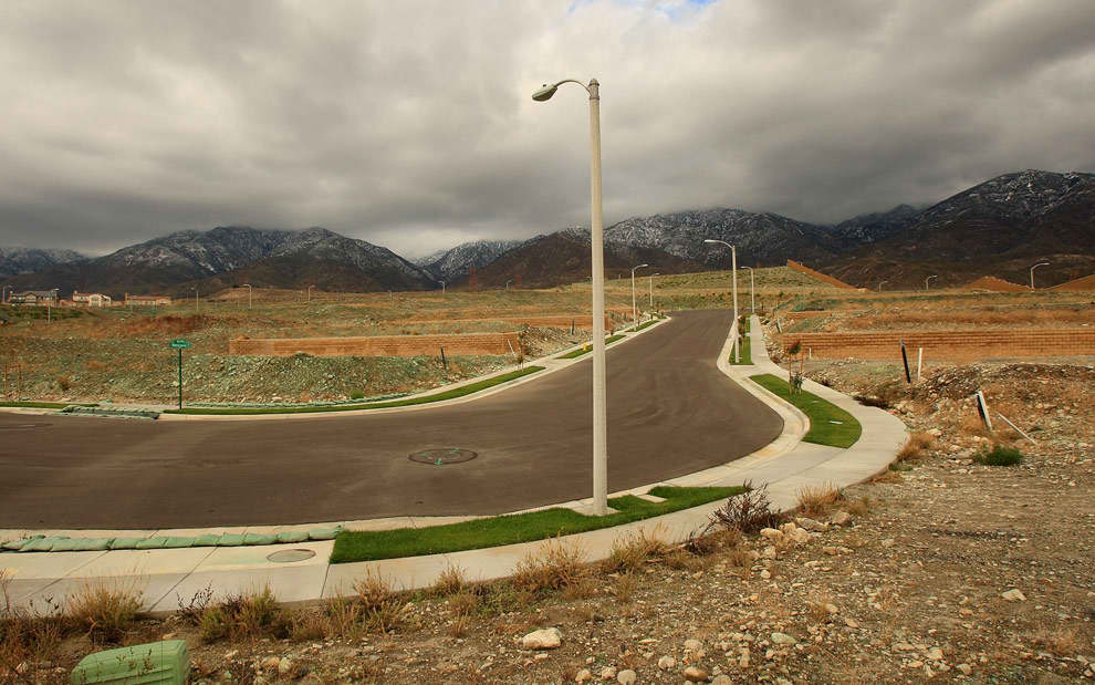 Lotes de casas sin terminar. La construcci�n de viviendas toc� su nivel m�s bajo en 24 a�os. Foto: David McNew/Getty Images