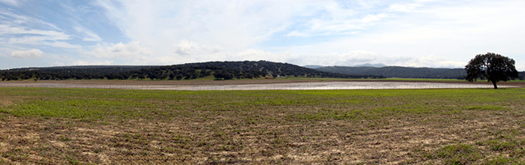 Una imagen  de la laguna de la Alberca, situada en un latifundio  de la Serran�a de Ronda, en M�laga. Foto: Juan Jos� Dur�n