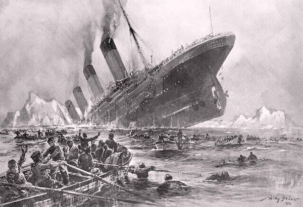 Untergang der Titanic (El Hundimiento del Titanic) Obra de Willy St�wer