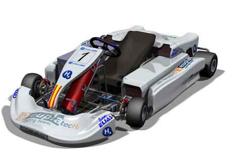 El kart EuplaTech2 creado en Zaragoza. Imagen: EuplaTech2 Racing Team